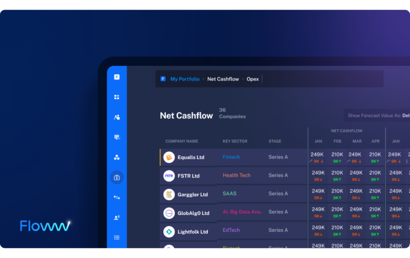 SPV net cashflow product screenshot